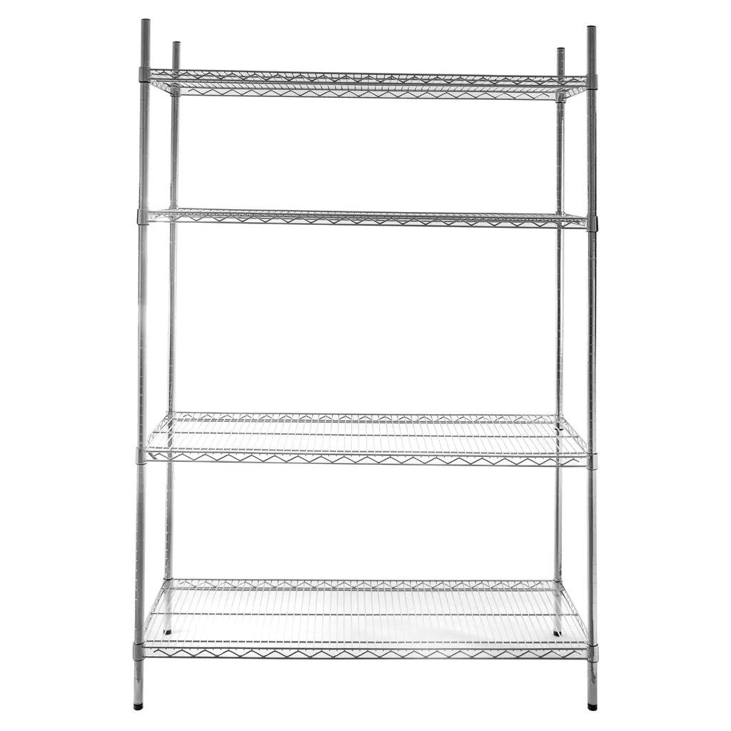 Raft cromat 4 polite 150x45x180 cm, uz profesional [3]
