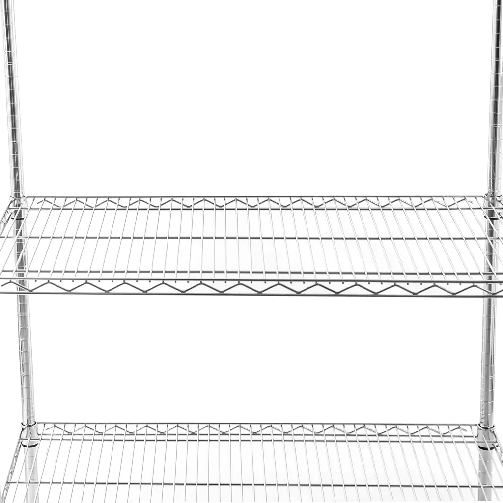 Raft cromat 4 polite 150x45x180 cm, uz profesional [4]