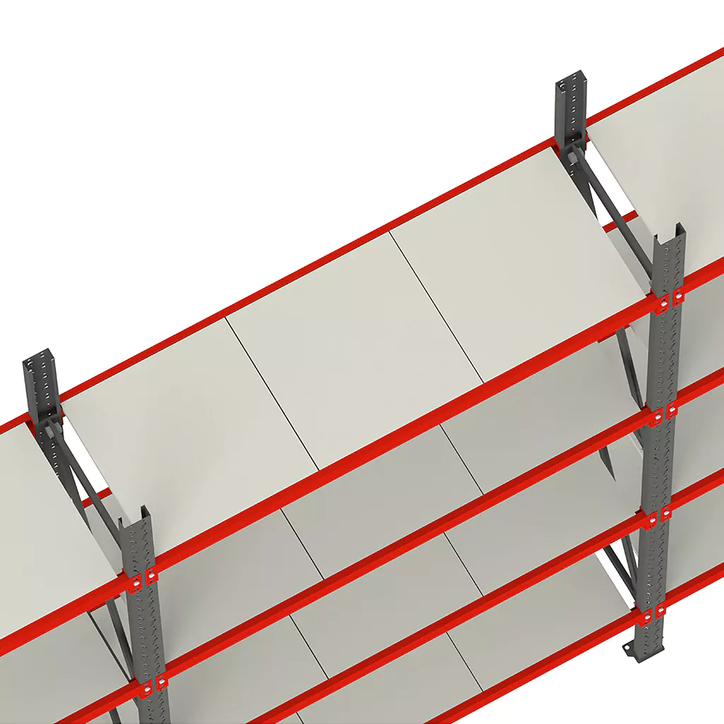 Raft depozitare 4 rafturi 200x158.5x40cm extensie [8]