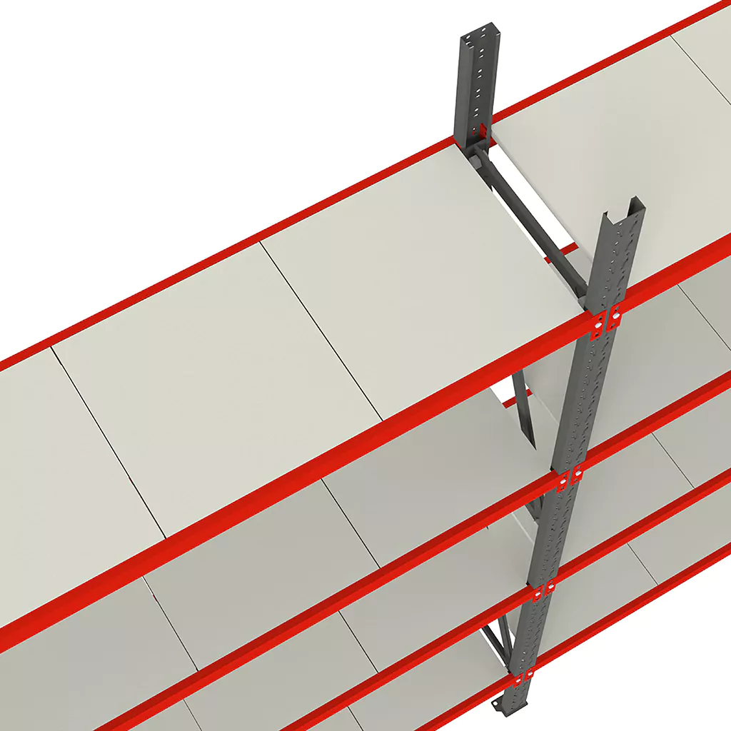 Raft depozitare 4 rafturi 200x208.5x50cm extensie [4]