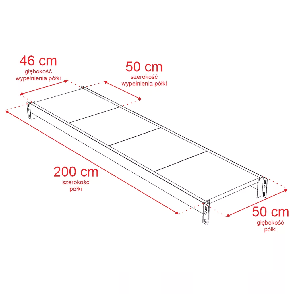 Raft depozitare 4 rafturi 200x208.5x50cm extensie [3]