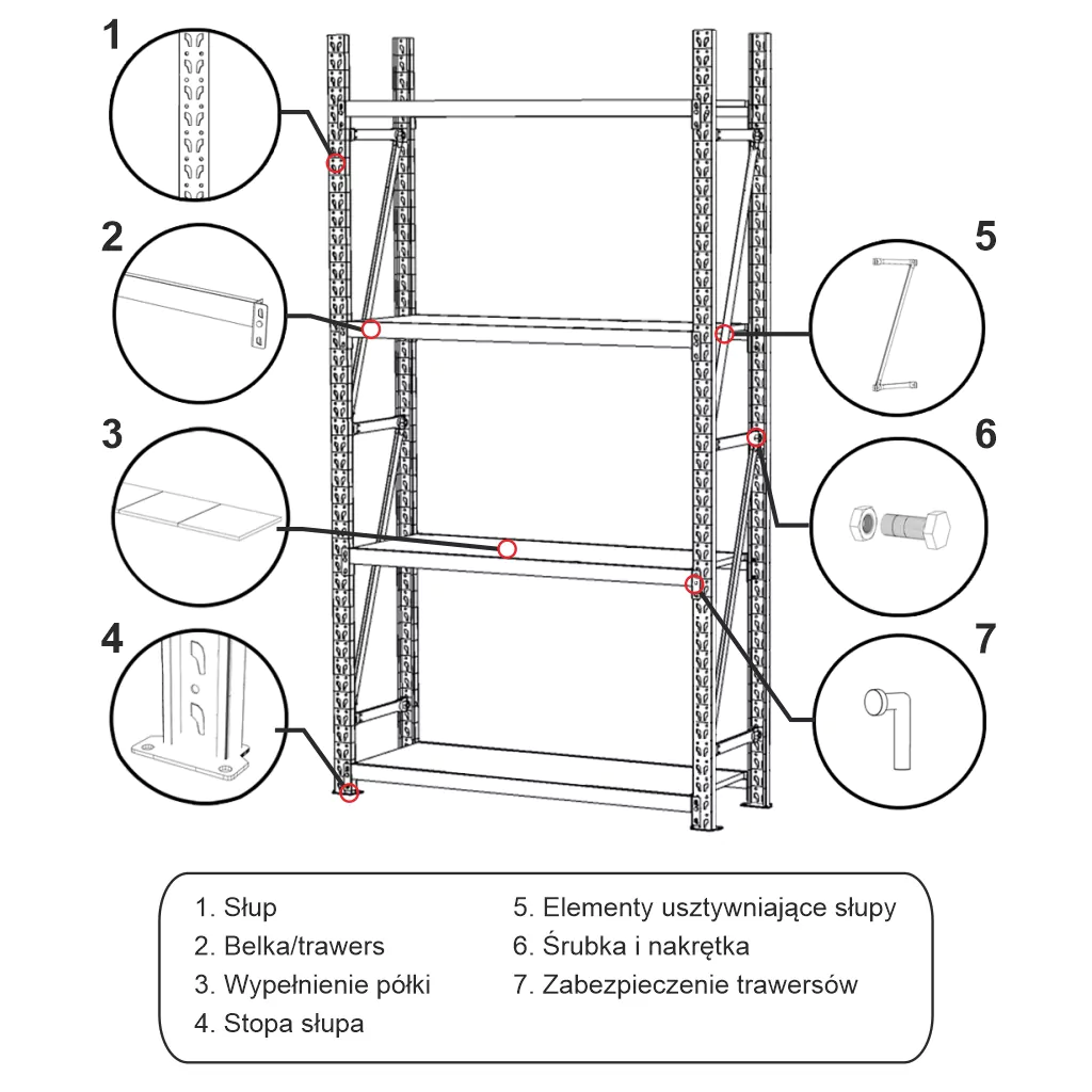Raft magazin 4 rafturi 200x191x50cm extensie [4]