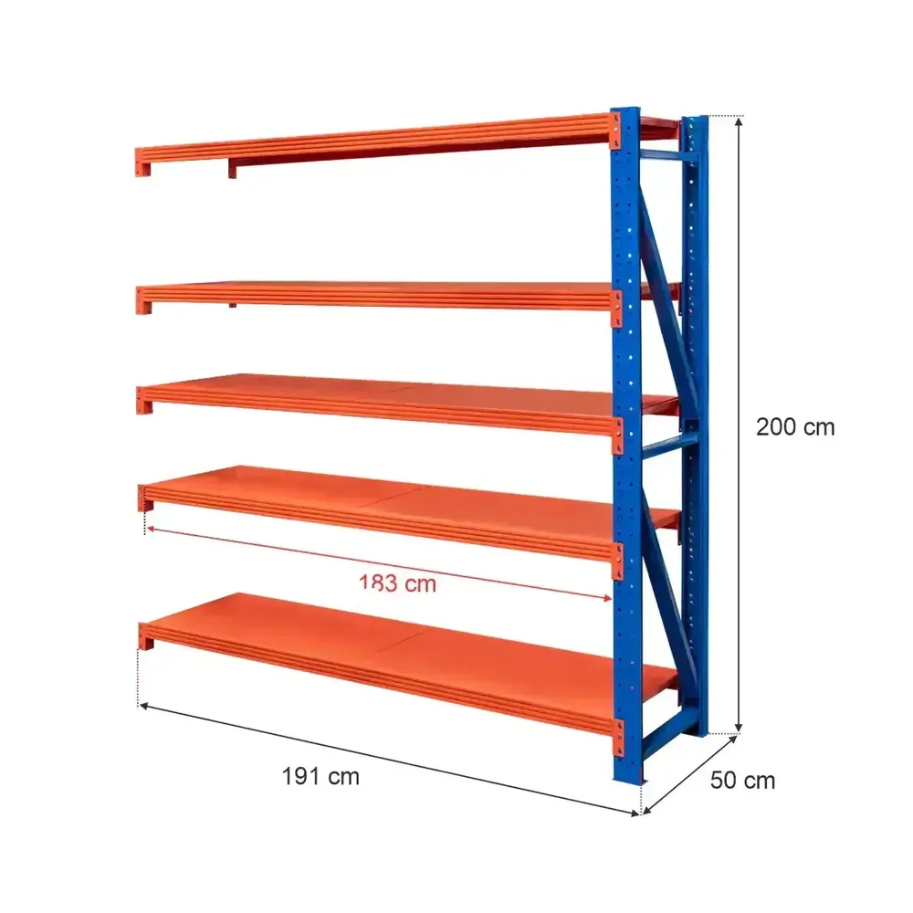 Raft magazin 5 rafturi 200x191x50cm extensie [1]