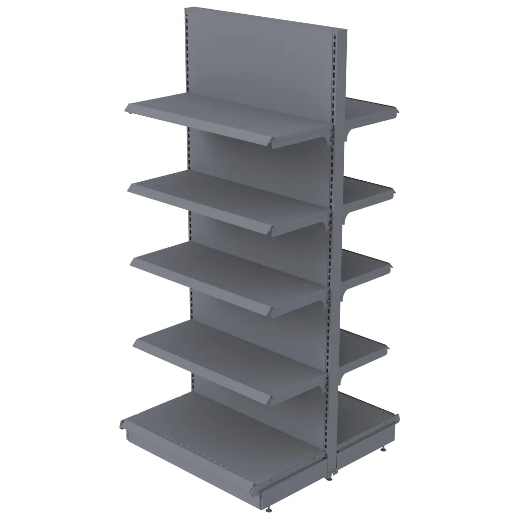 Raft magazin dublu 210x100cm baza, grafit [3]