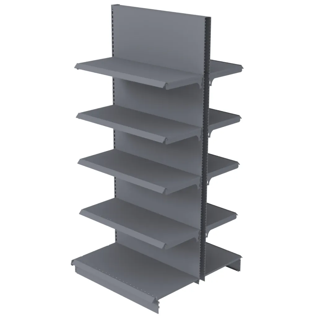 Raft magazin dublu 210x100cm extensie, grafit [2]