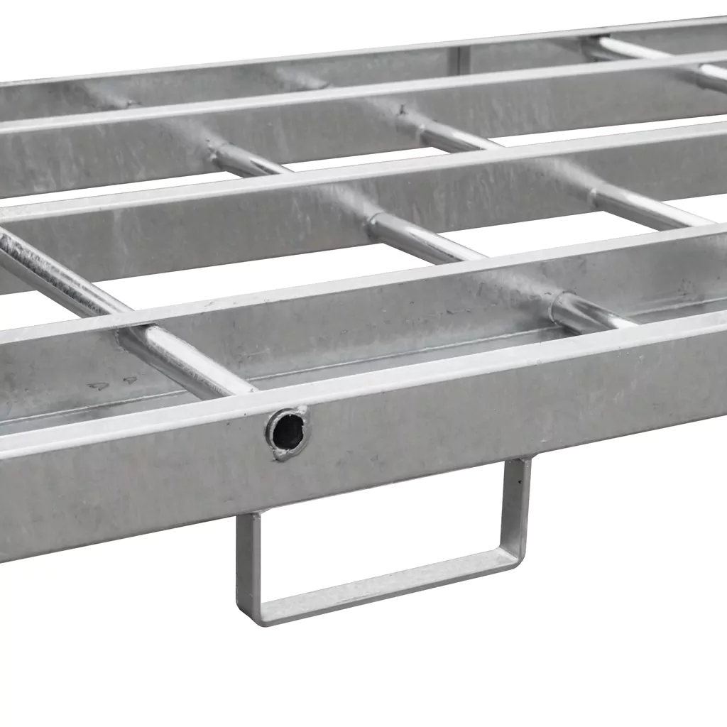 Raft metalic palet cu stalp 202x118x31 cm - mobilrack dublu [8]