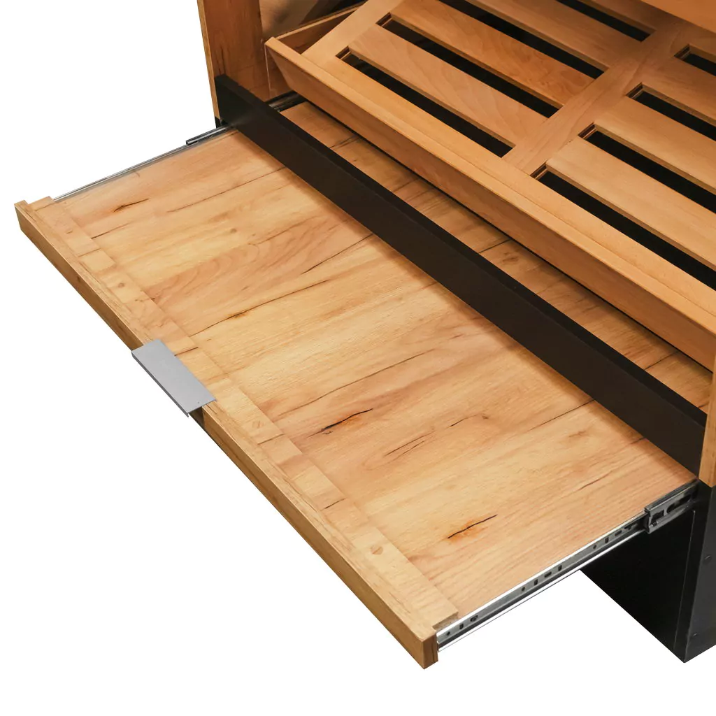 Raft paine modul deschis 205cm, stejar kraft [6]
