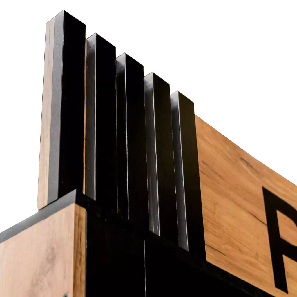 Raft paine modul deschis 244cm, stejar kraft [5]
