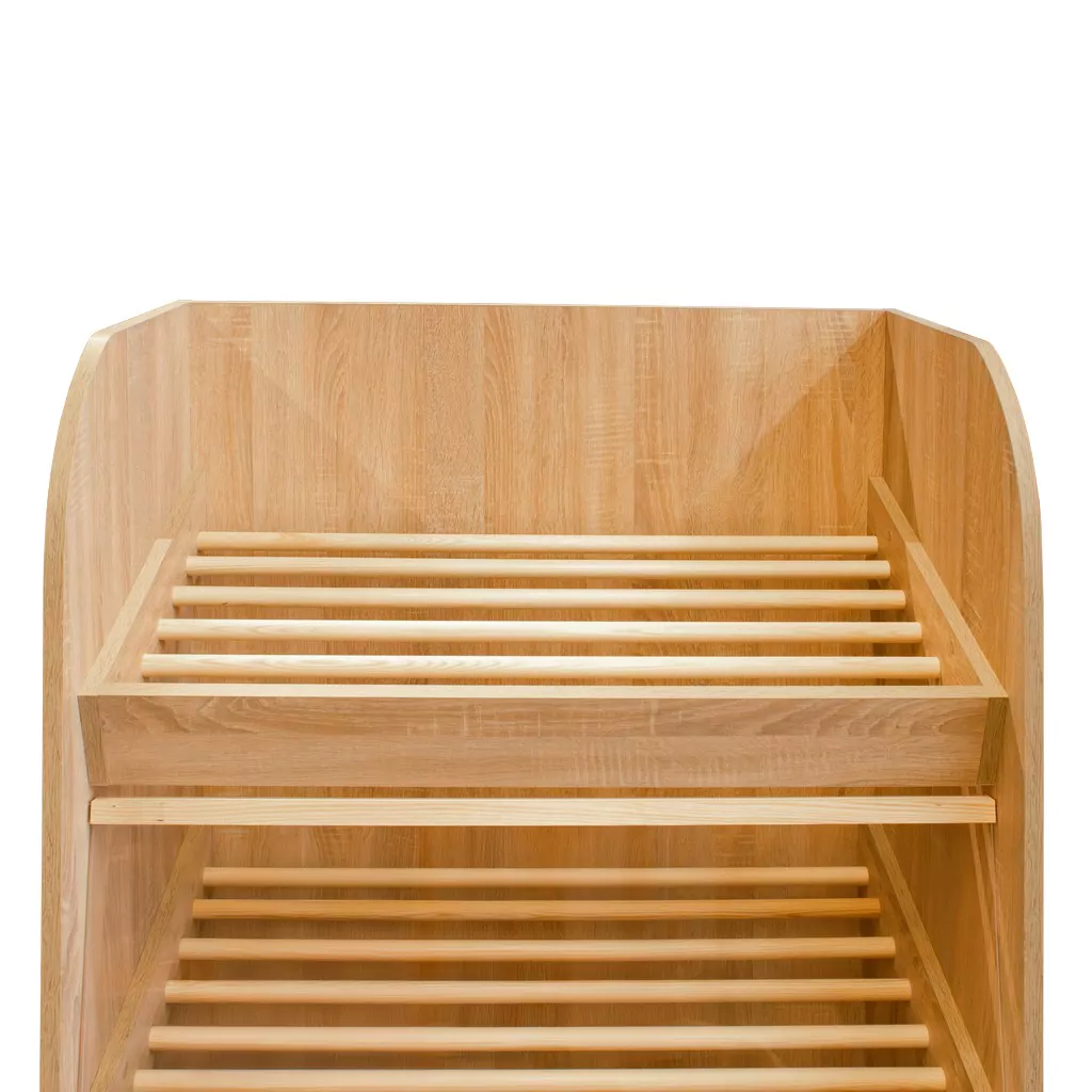 Raft paine plexiglas, 180cm, stejar sonoma [7]