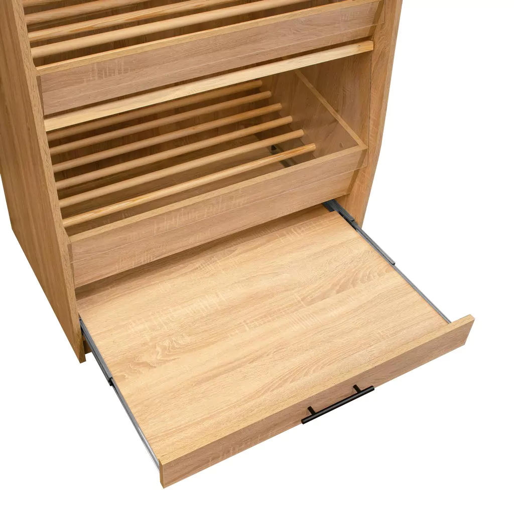 Raft paine plexiglas, 180cm, stejar sonoma [6]