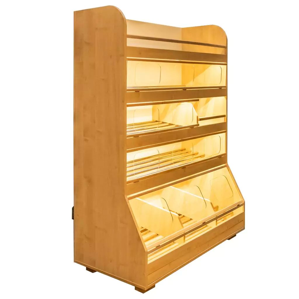 Raft paine plexiglas, iluminare, LED 180cm, artar [6]