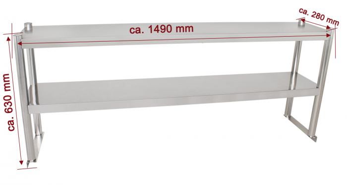 Raft superior pentru masa de lucru 1500 mm BTA-150 [2]