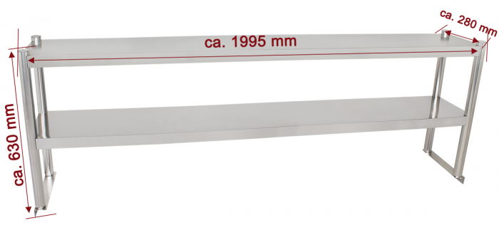 Raft superior pentru masa de lucru 2000 mm BTA-200 [2]