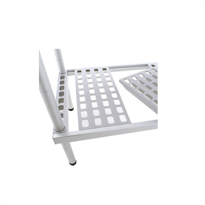 Rastele Aluplast din inox cu 4 polite perforate, latime 600 mm [2]