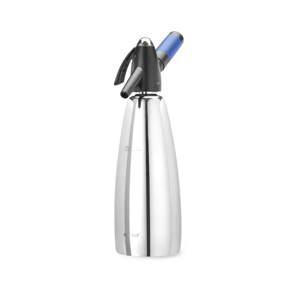 Recipient sifon din otel inoxidabil, 1 litru, cu CO2 [1]