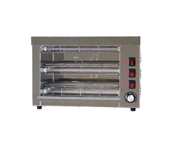 Salamandra profesionala din inox, 360x270x250 mm, 230V, 3,15kW, BSP-1 [2]