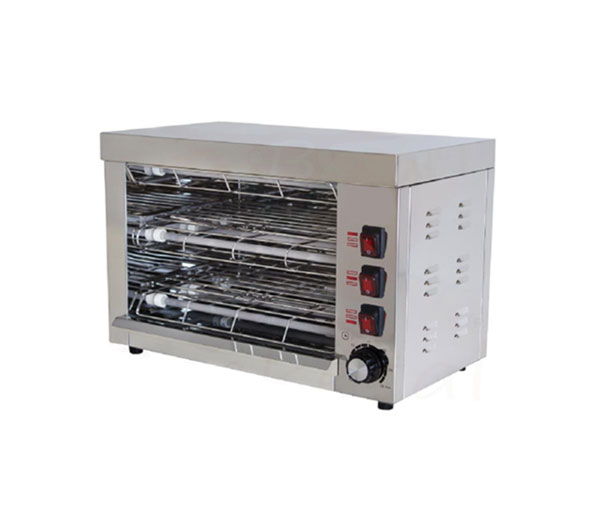 Salamandra profesionala din inox, 360x270x250 mm, 230V, 3,15kW, BSP-1 [1]