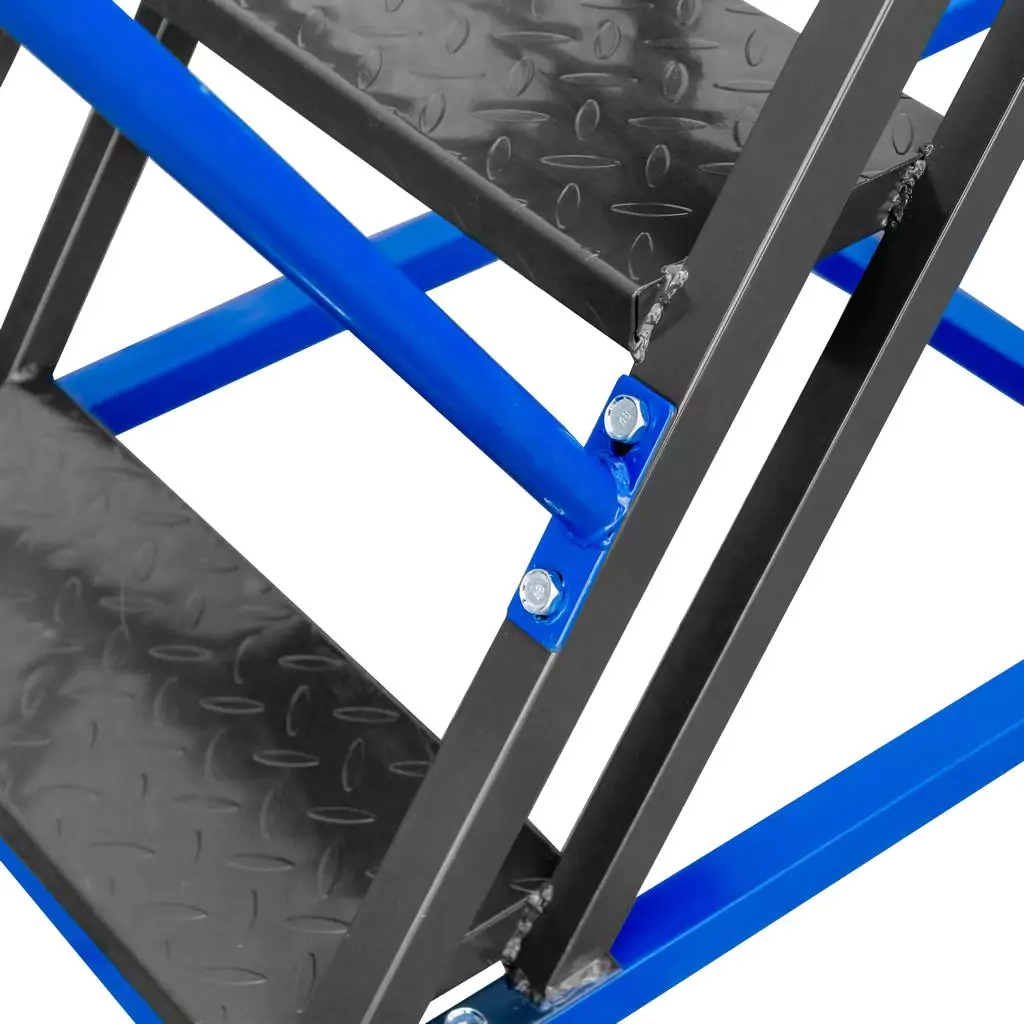Scara de depozit mobila standard 150cm, 6 trepte, platforma [4]
