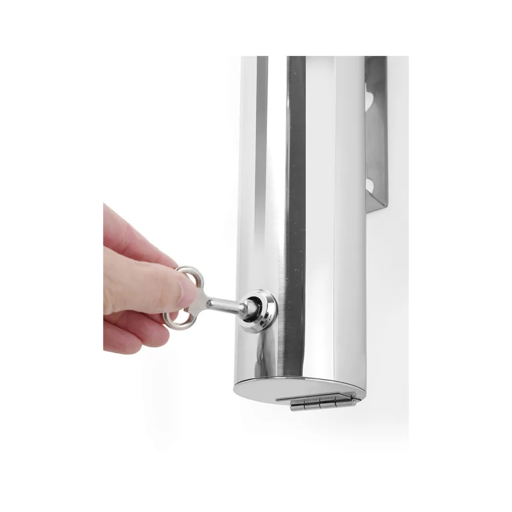 Scrumiera perete, inox 18/8, ø7.5x46 cm [3]