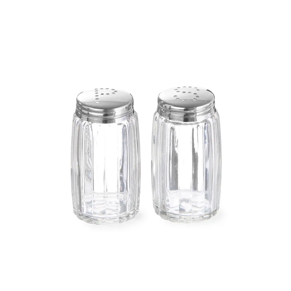 Set 2 solnite din sticla cu capac de inox, 40x70 mm [1]