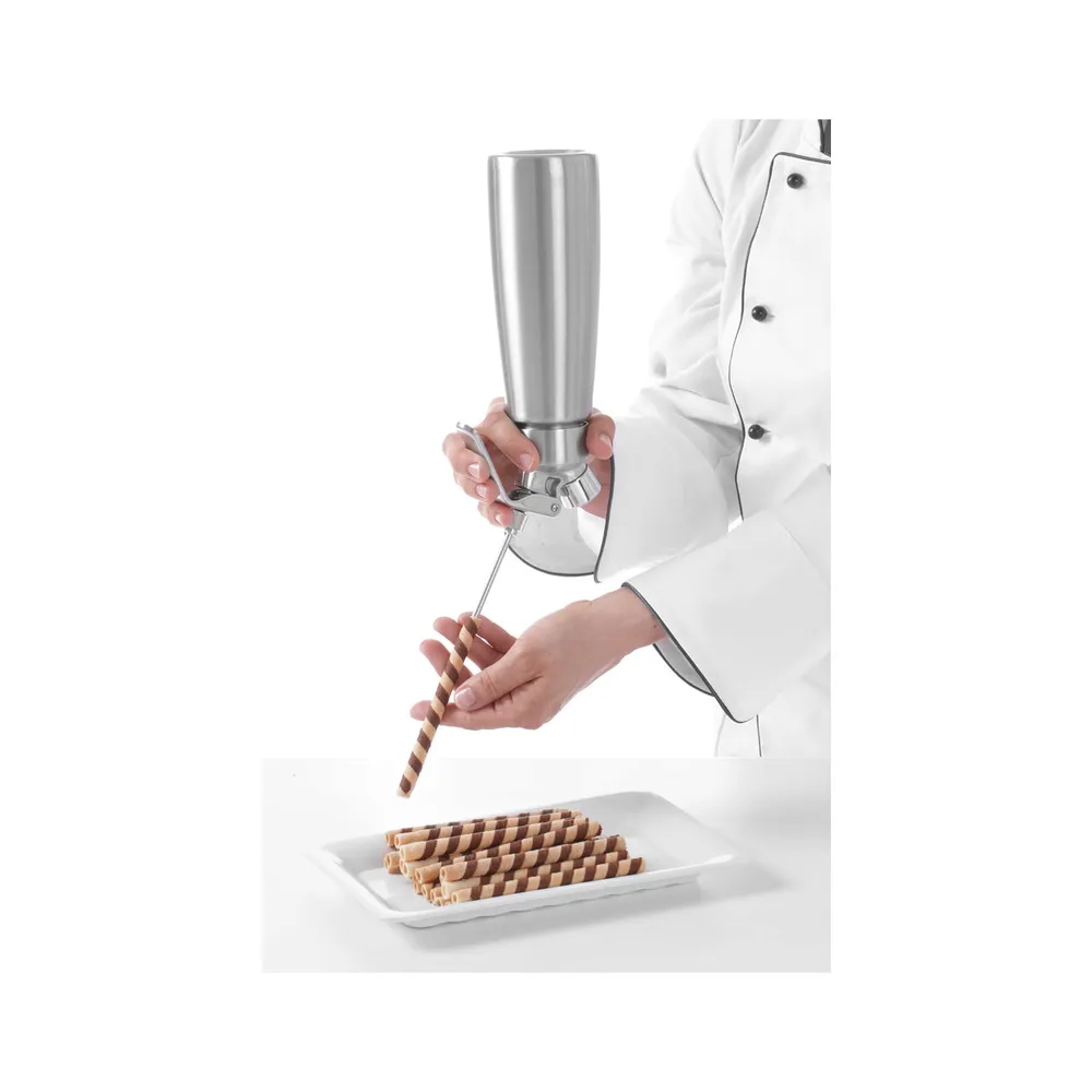 Set 4 duze din inox pentru decorare, aparat frisca [2]