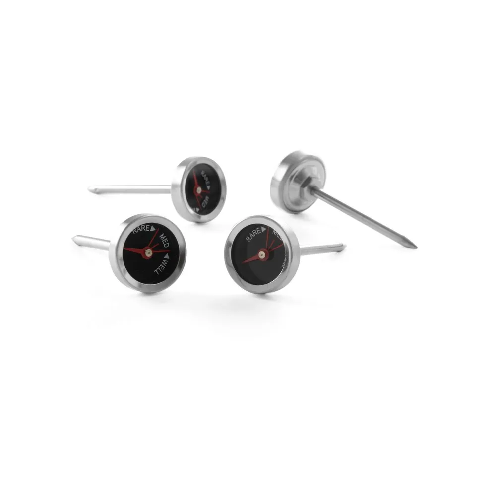 Set 4 termometre friptura, inox, cu indicator rare-medium [1]