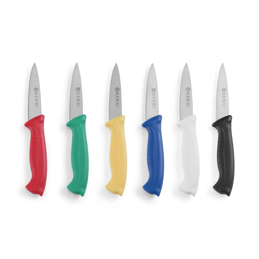 Set 6 cutite profesionale, 80 mm, manere colorate HACCP [1]