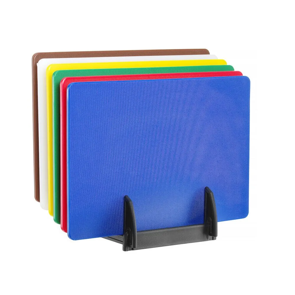 Set 6 placi taiat HACCP, 450x300 mm, cu suport [1]
