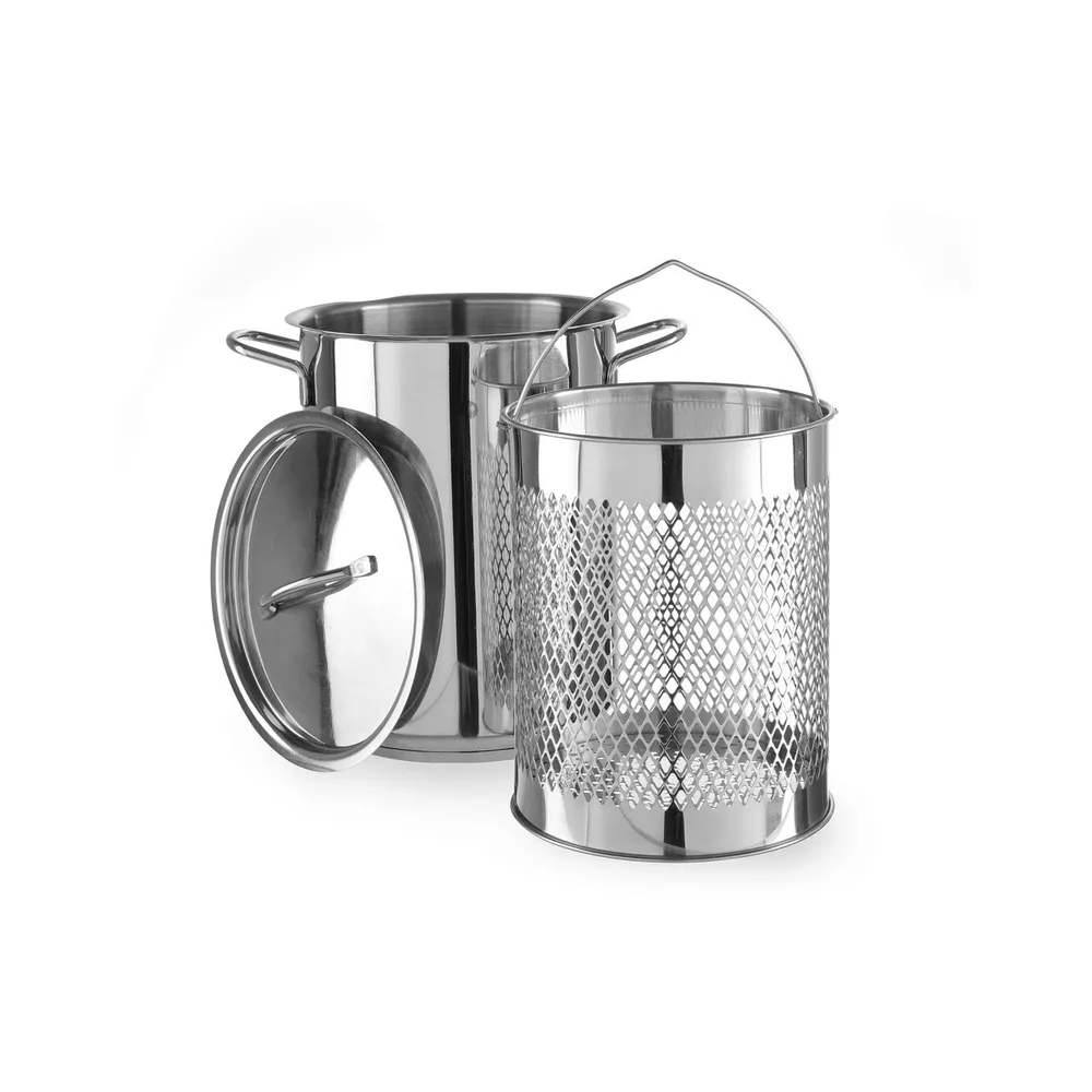 Set oala gatire la abur, inox, ø160 mm, pentru sparanghel [1]