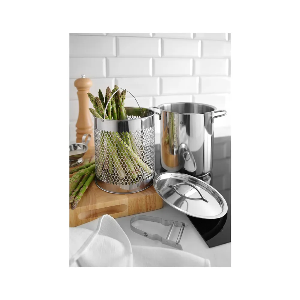 Set oala gatire la abur, inox, ø160 mm, pentru sparanghel [2]