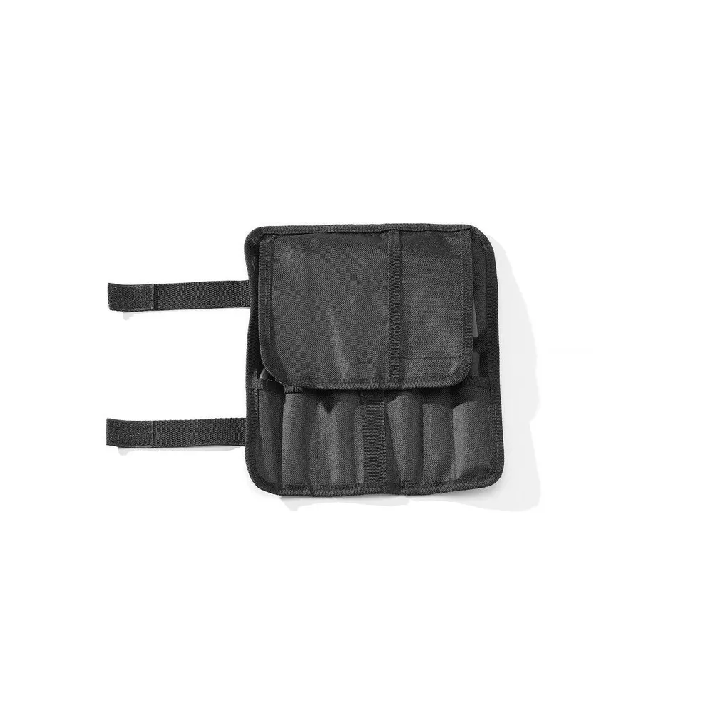 Set plating profesional, 6 bucati, negru, cu pensete si linguri [3]