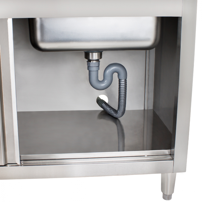 Spalator inox cu 1 cuva cu picurator 1170x600x950 mm GSB120 [7]