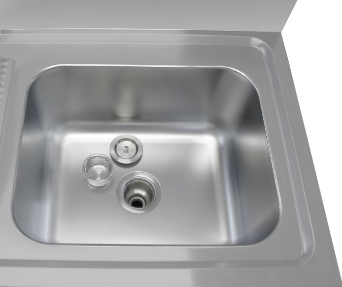 Spalator inox cu 1 cuva cu picurator 1170x600x950 mm GSB120 [5]
