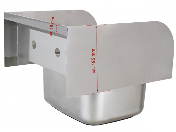 Spalator maini cu robinet 400x400x460 mm HWB-II [6]
