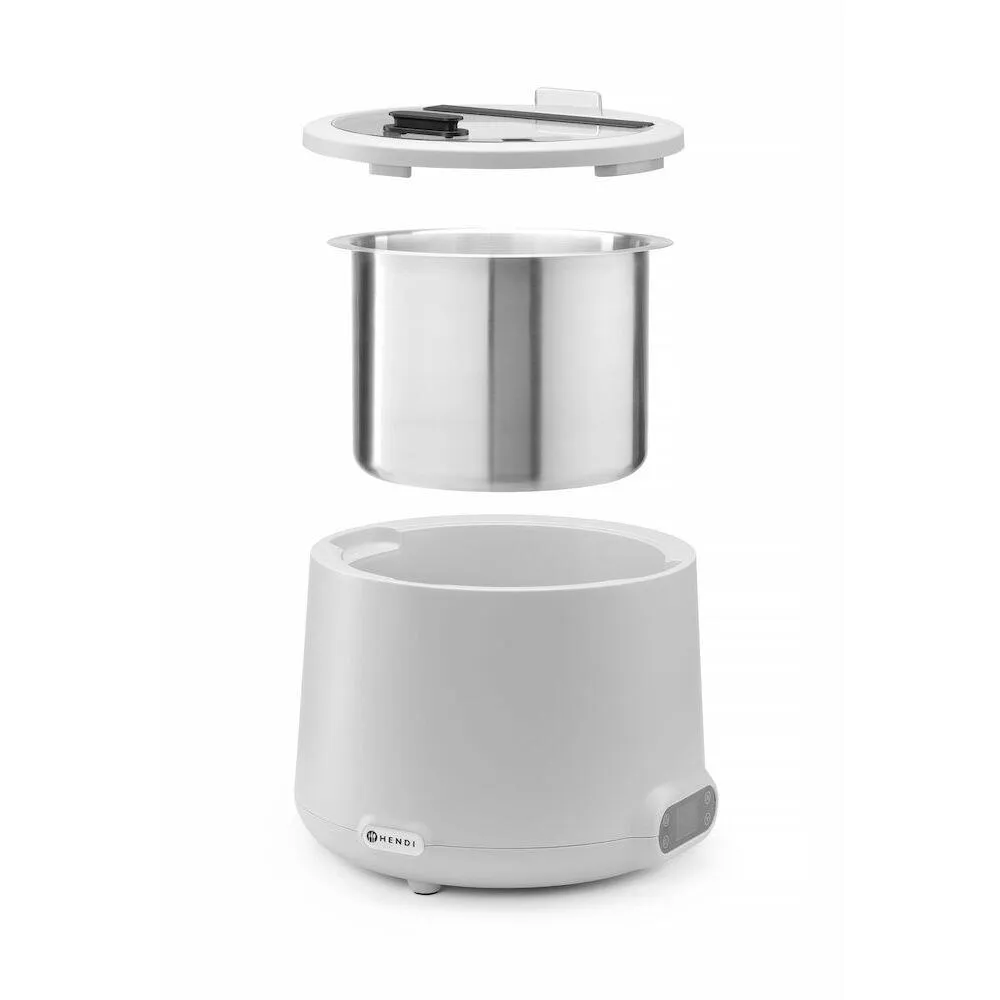 Supiera electrica UNIQ, 8L, alba, 500W, termostat digital [5]