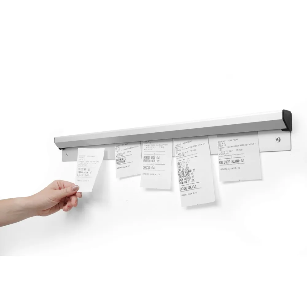 Suport bonuri comenzi bucatarie, din aluminiu, 915 mm [1]