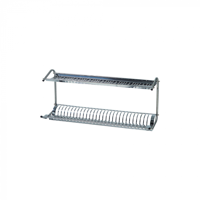 Suport de perete pentru scurgere pahare si farfurii, 800x260x370(h) mm, SPB1398 [1]