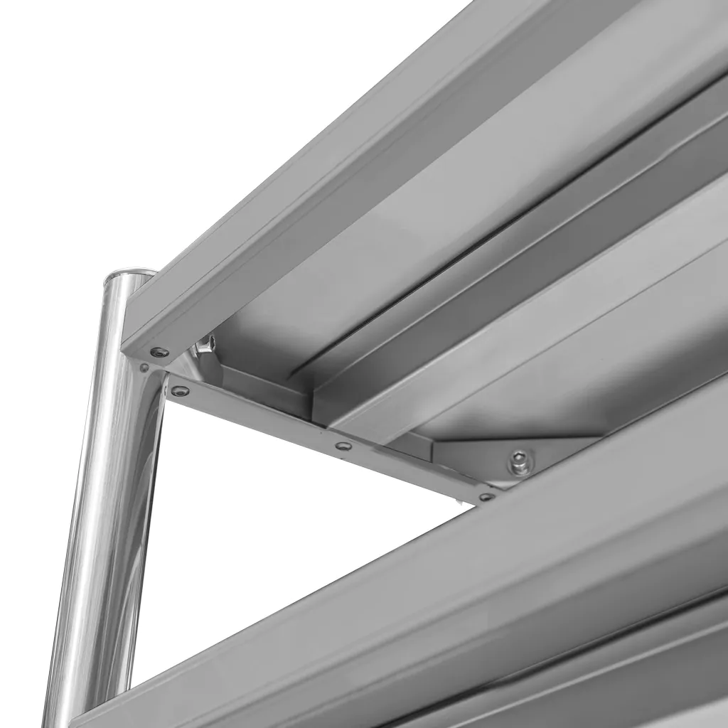 Suprastructura masa 2 rafturi 100x30x60cm, inox [3]