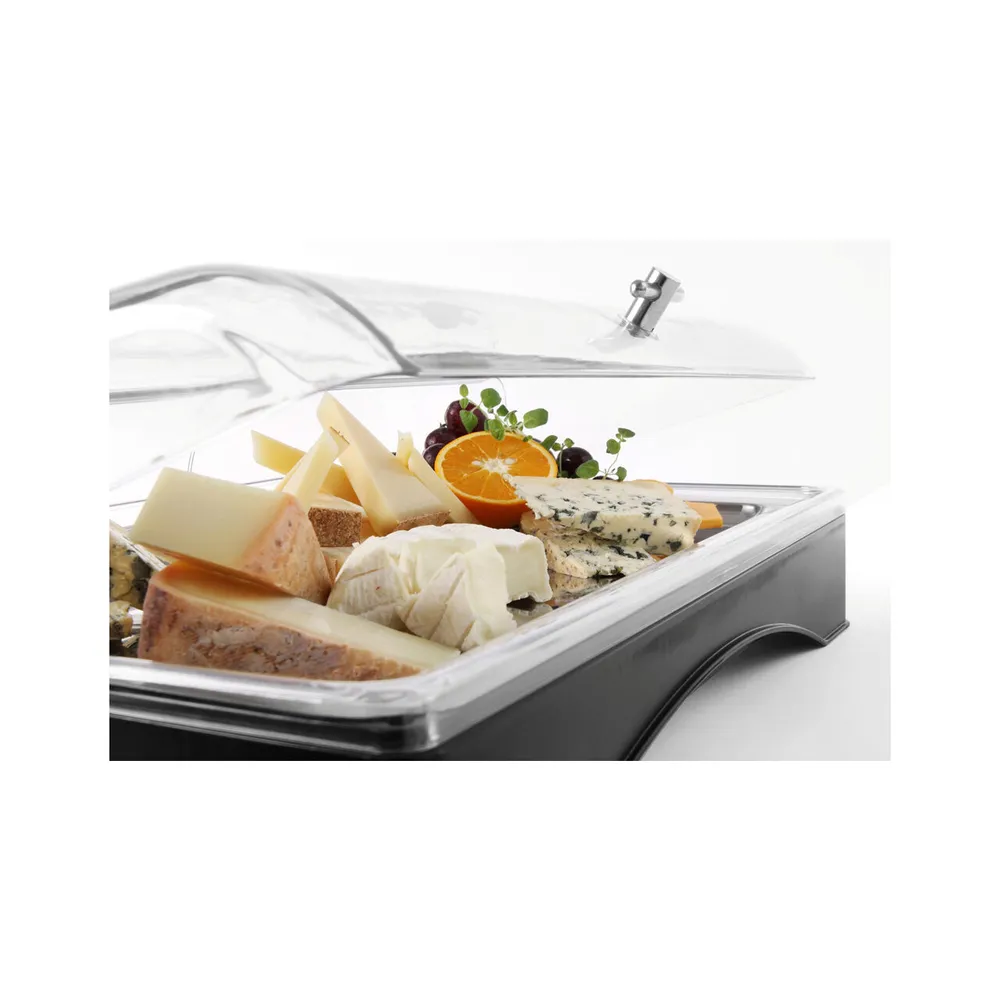 Tava de racire cu capac roll-top, pentru display, 555x357x175mm [2]