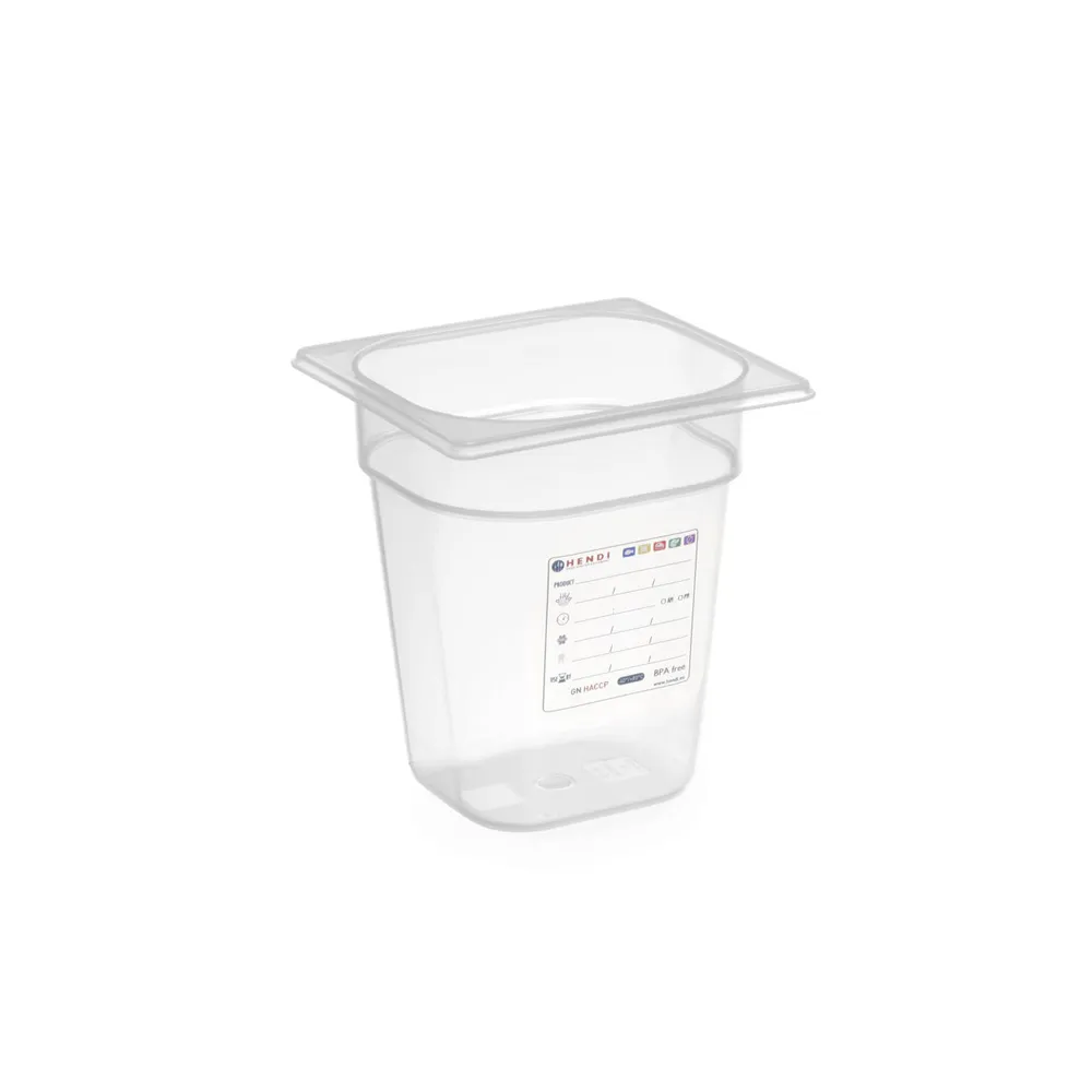 Tava GN 1/6, 1.6L, polipropilena, 176x162x100mm [1]