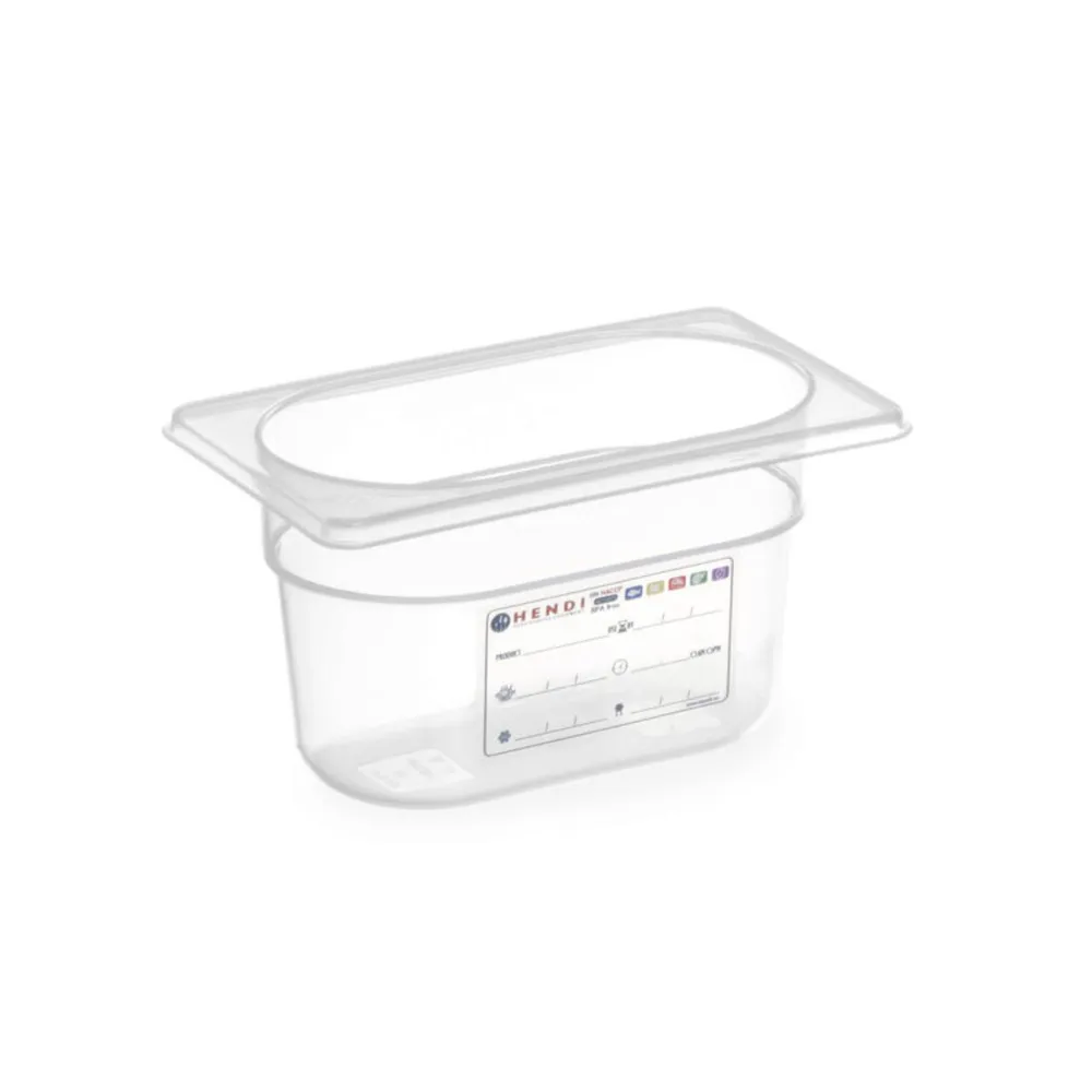Tava GN 1/9, 1L, polipropilena, 176x108x100mm, HACCP [1]