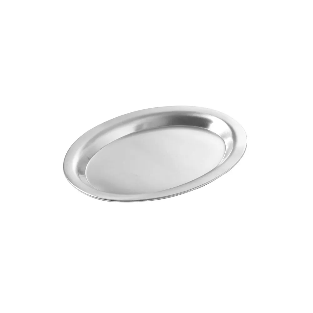 Tava ovala din inox pentru cafea si aperitive, 200x140 mm [1]