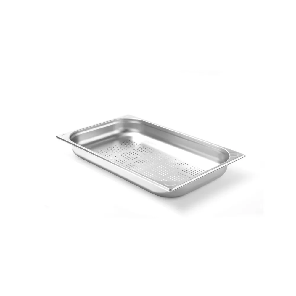 Tava perforata Gastronorm GN 1/1 Kitchen Line, inox, 8.6L, 65mm [1]