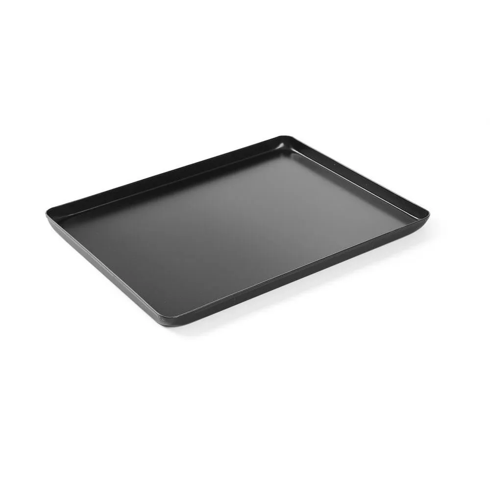 Tava prezentare cofetarie, 400x300x20 mm, aluminiu, neagra [1]