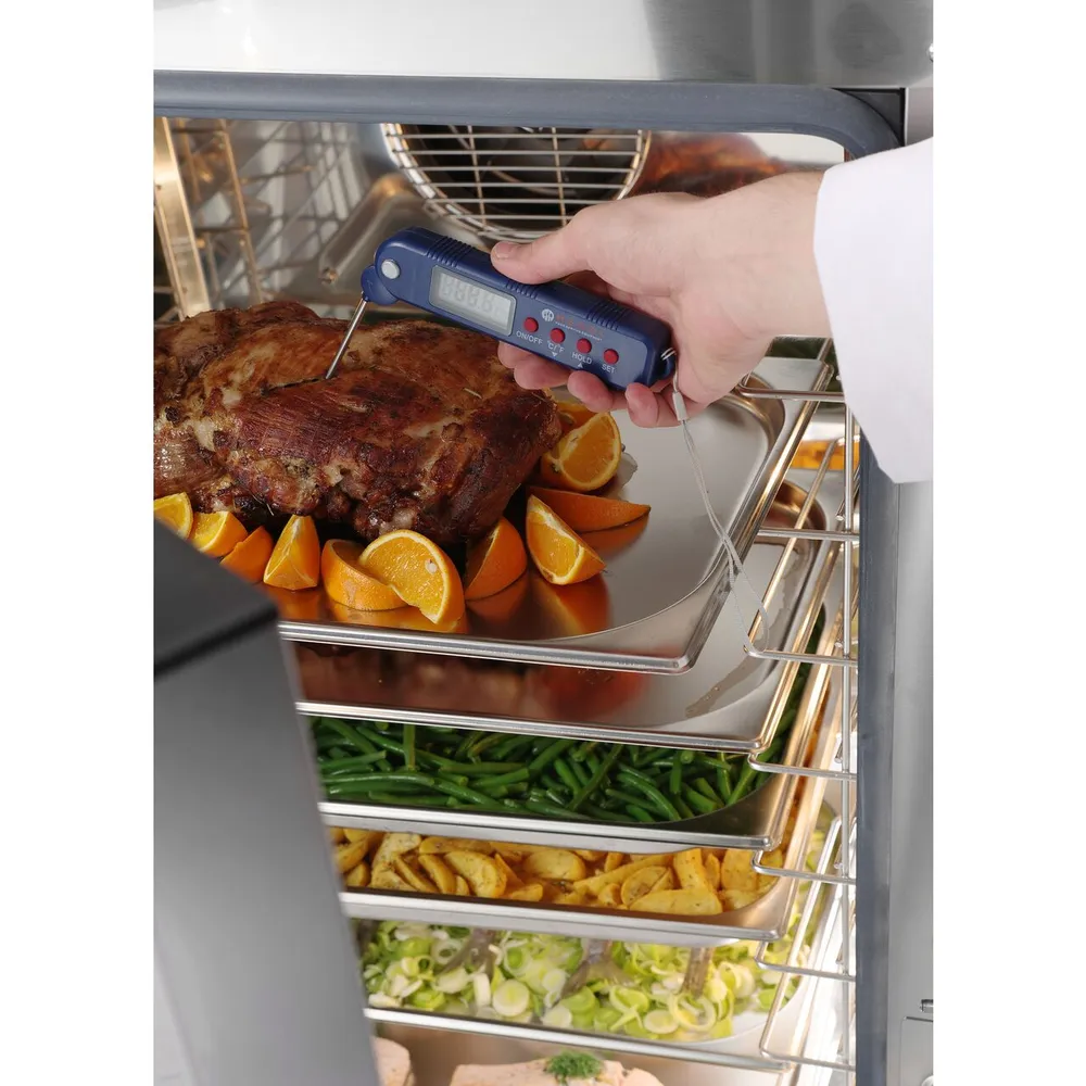 Termometru digital cu sonda pliabila, inox, -50/300 C [3]