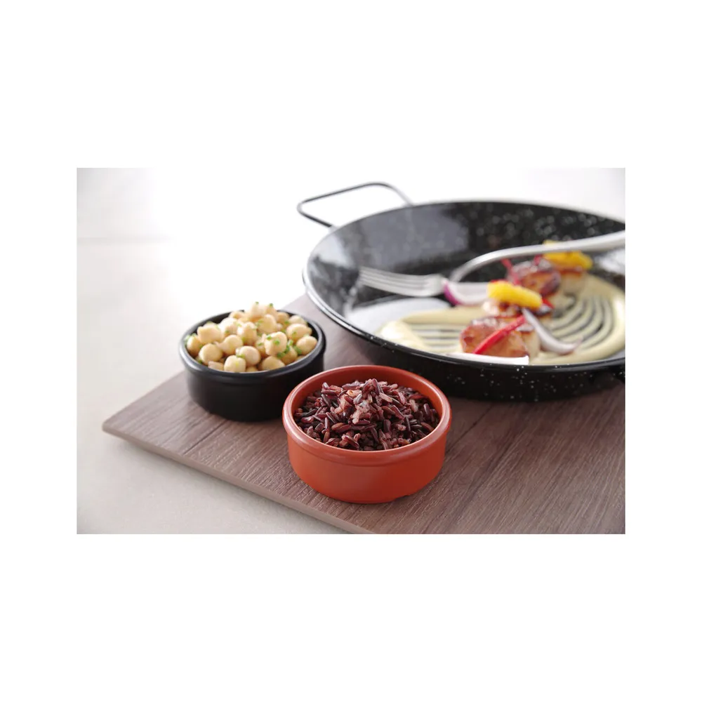 Tigaie adanca paella emailata, ø170x40 mm, neagra [2]