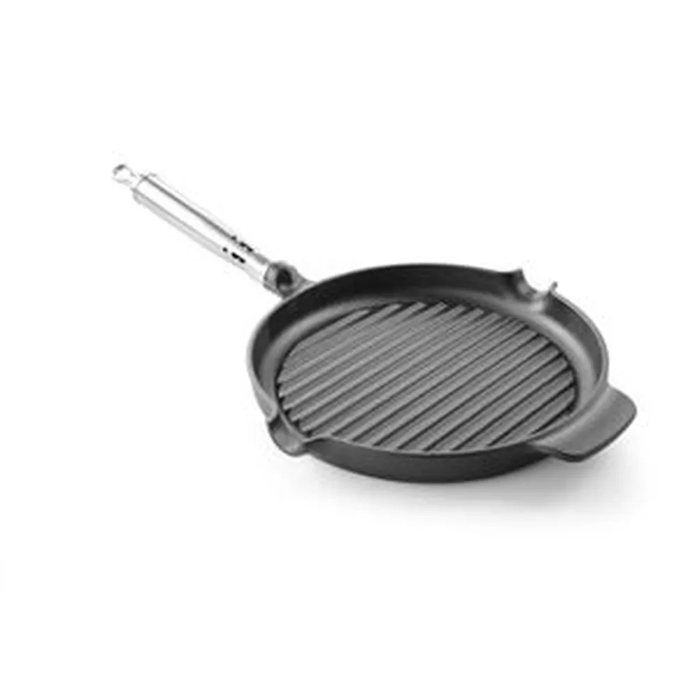 Tigaie grill fonta, 510x274 mm, cu maner inox [1]