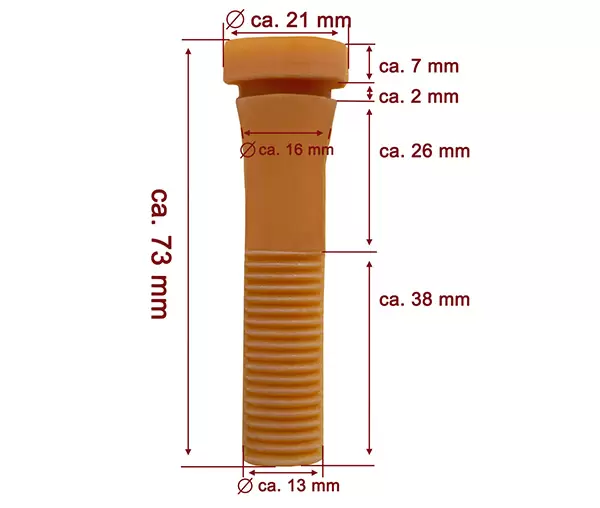 Degete deplumator Ø 21 mm [2]