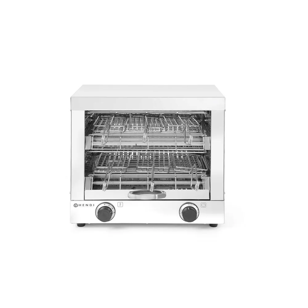 Toaster cu 6 clesti, 2 rafturi, tuburi infrarosu, 3000W [3]