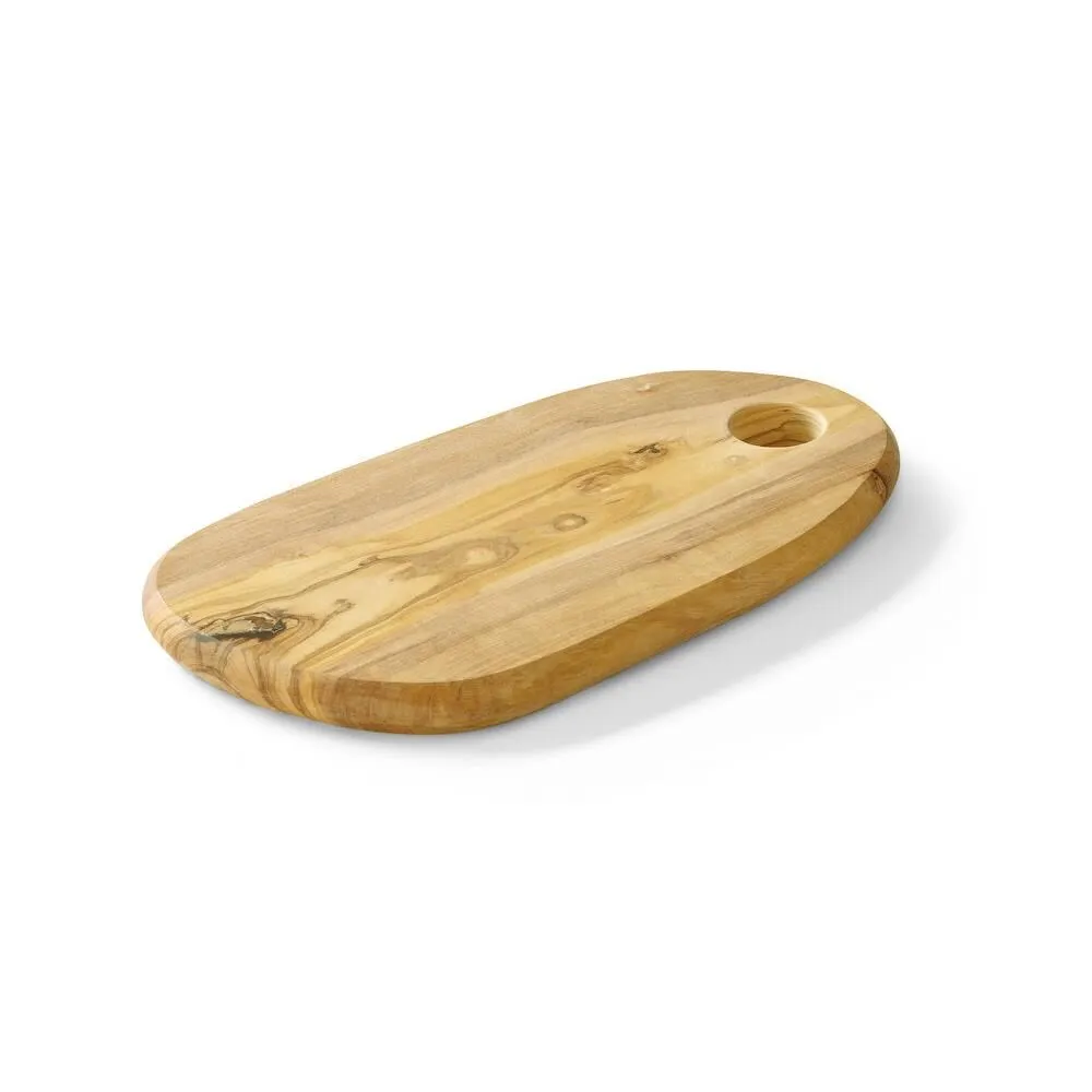 Tocator lemn maslin 25 cm, cu orificiu, pentru servire [1]
